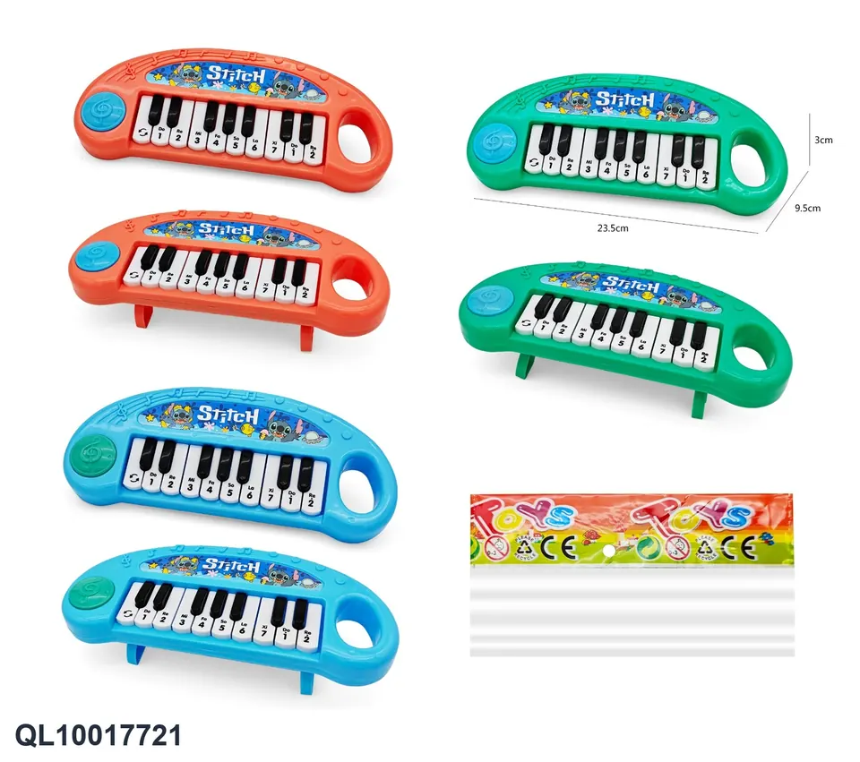 Cartoon Alien Ten-Key Cartoon Electronic Keyboard OPP Bag wholesale from Qili Toys
