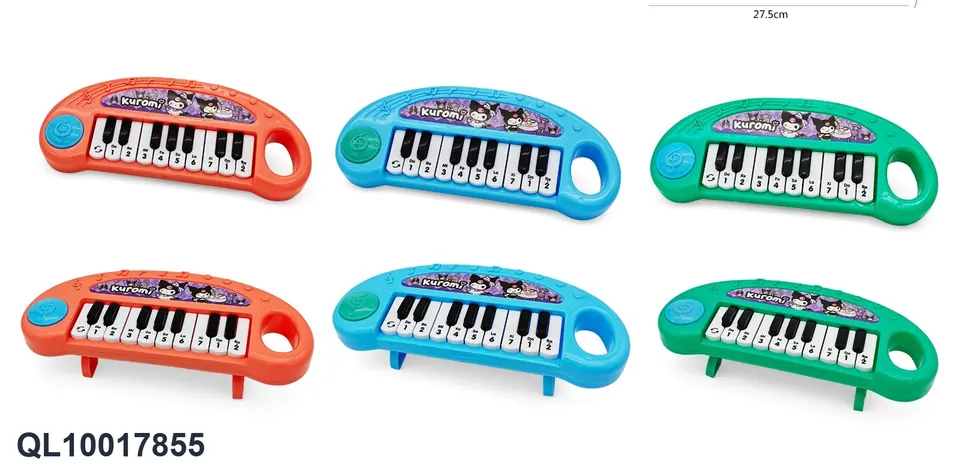 Kurome Ten-Key Cartoon Electronic Keyboard Blister Board wholesale from Qili Toys