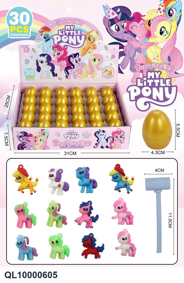 Pony Smashing Golden Eggs Display Box wholesale from Qili Toys