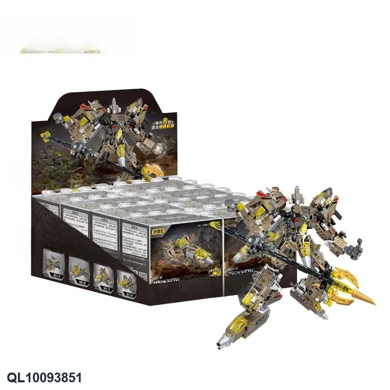 Steel Fighter (1pdq/8 models mixed) Clear Styrene Box wholesale from Qili Toys