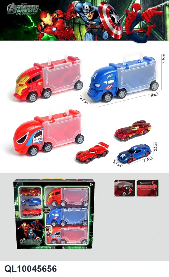 Superhero Team Storage Cart Window Box wholesale from Qili Toys