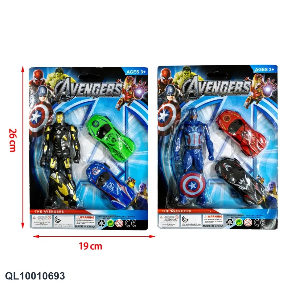 Superhero With Car Boy Blister Board wholesale from Qili Toys
