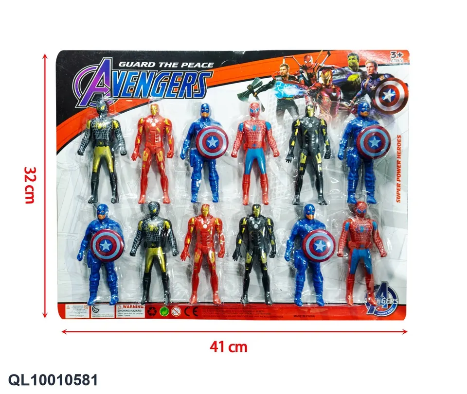 The Superhero Team Blister Board wholesale from Qili Toys