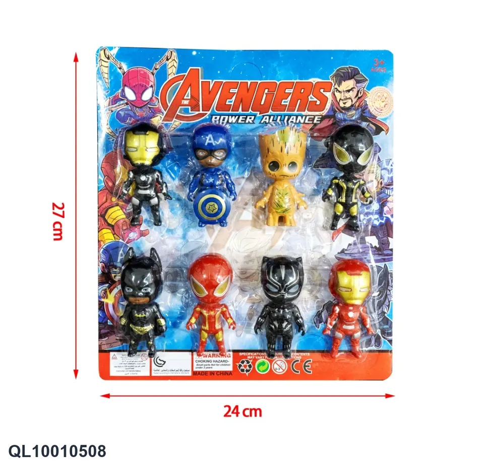 Q Version Of Superhero Team Blister Board wholesale from Qili Toys