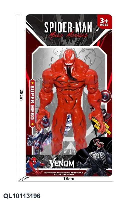 Red Symbiote Villain Plug-In Card/Board Mounting wholesale from Qili Toys