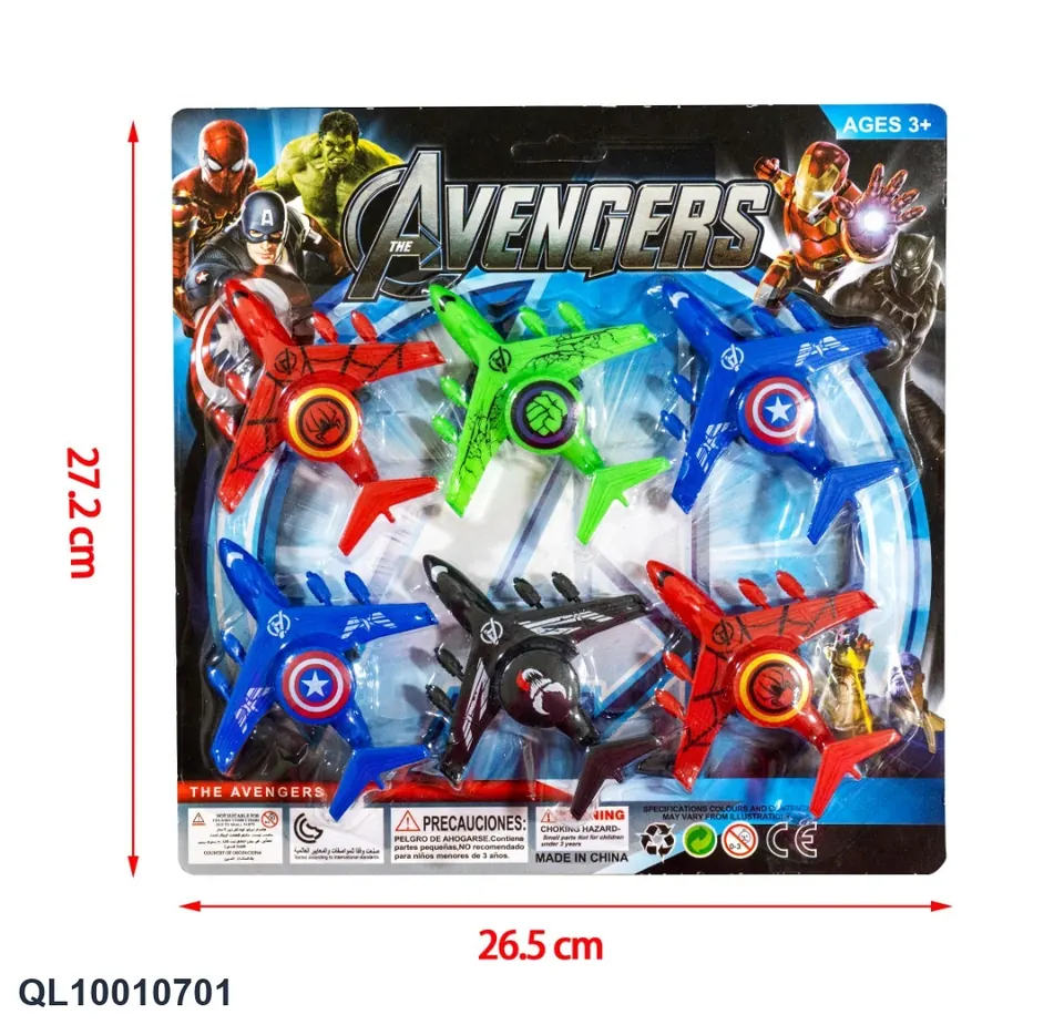 Superhero Aircraft Blister Board wholesale from Qili Toys
