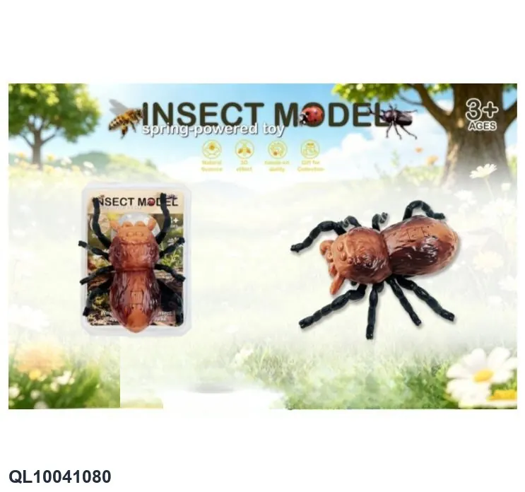 Wind-Up Insect, Simulated Crawling Insect-Spider Blister Pack wholesale from Qili Toys
