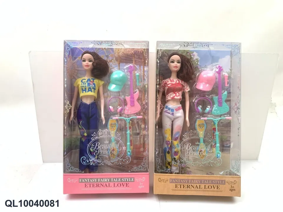 11 Inch Solid Fashion Doll With Accessories Window Box wholesale from Qili Toys