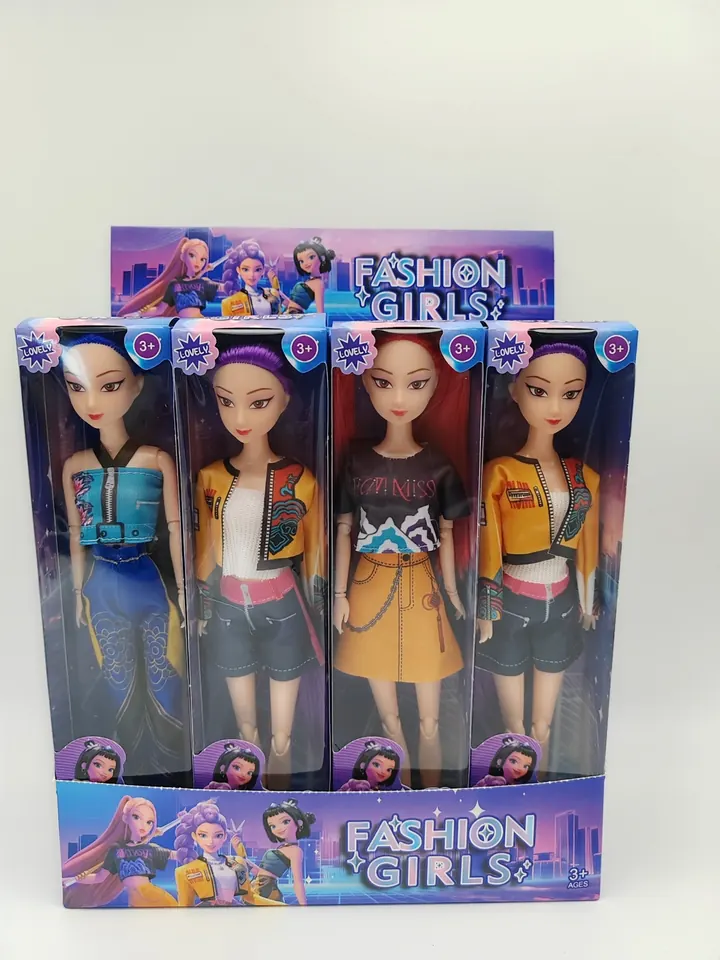 11-Inch Demon Hunting Girl (12pcs whole box price) Display Box wholesale from Qili Toys