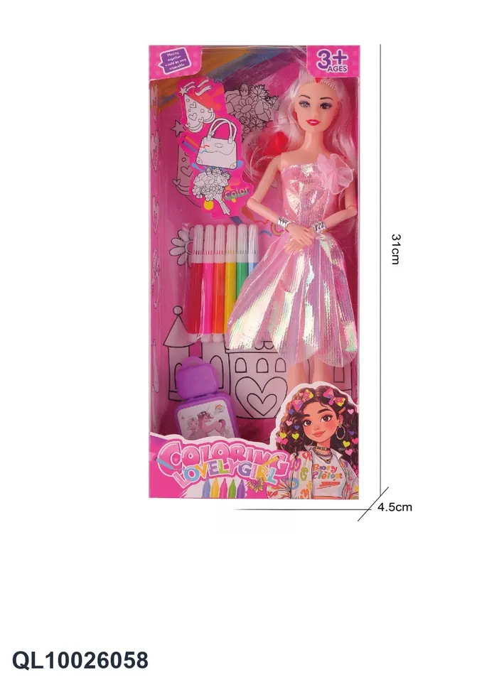11-Inch Joint Hand-Painted Pen Fashion Doll Window Box wholesale from Qili Toys