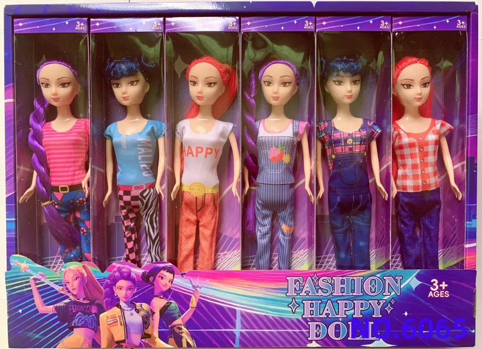 11-Inch Real-Life Twin Barbie 12-Piece Set Of Real-Life Witch Hunters (whole box price) Display Box wholesale from Qili Toys