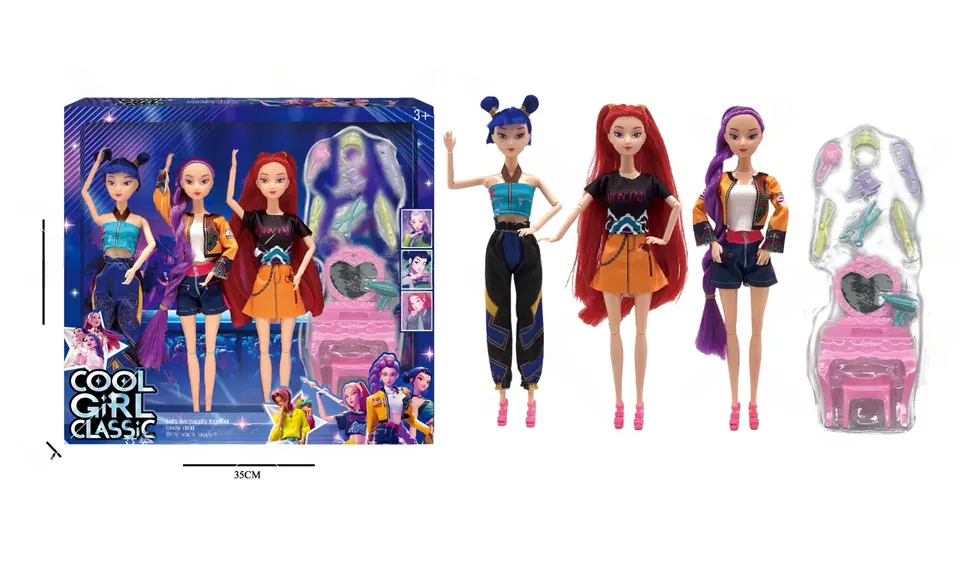 11-Inch Realistic K-POP Witch Hunter Doll With Accessories Window Box wholesale from Qili Toys