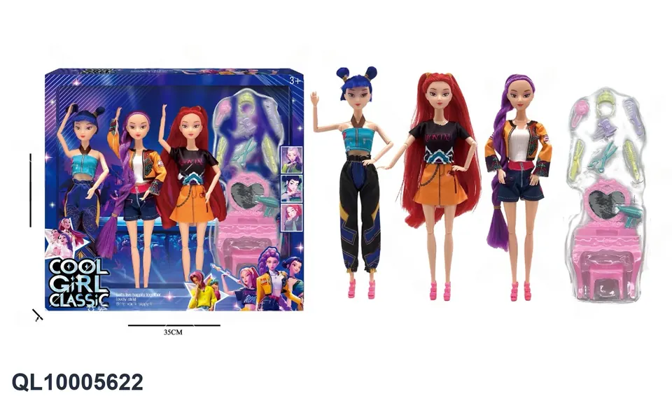 11-Inch Realistic K-POP Witch Hunter Doll With Accessories Window Box wholesale from Qili Toys