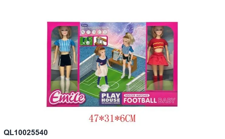 11.5 Inch Solid Body Fashion Doll Soccer Baby Series Window Box wholesale from Qili Toys