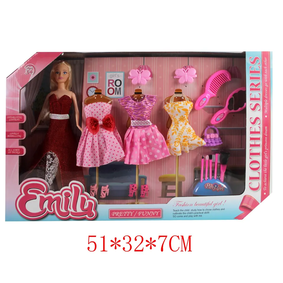 11.5-Inch Solid Barbie Doll Fashion Dress-Up Series Window Box wholesale from Qili Toys