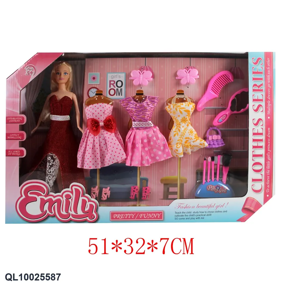 11.5-Inch Solid Fashion Doll Fashion Dress-Up Series Window Box wholesale from Qili Toys
