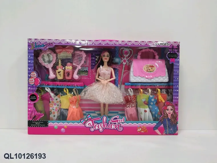 11.5-Inch Solid Plastic Fashion Doll Window Box wholesale from Qili Toys