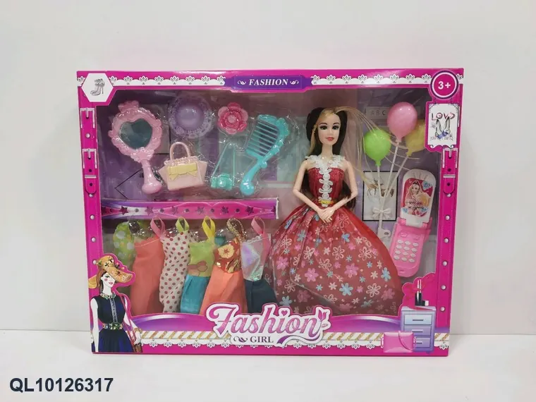 11.5-Inch Solid Plastic Fashion Doll Window Box wholesale from Qili Toys