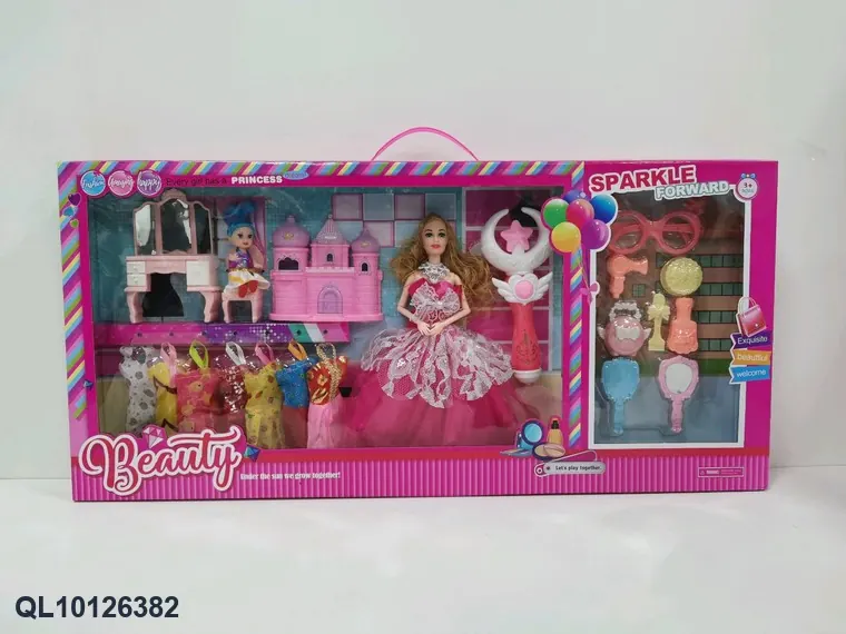 11.5-Inch Solid Plastic Fashion Doll Window Box wholesale from Qili Toys