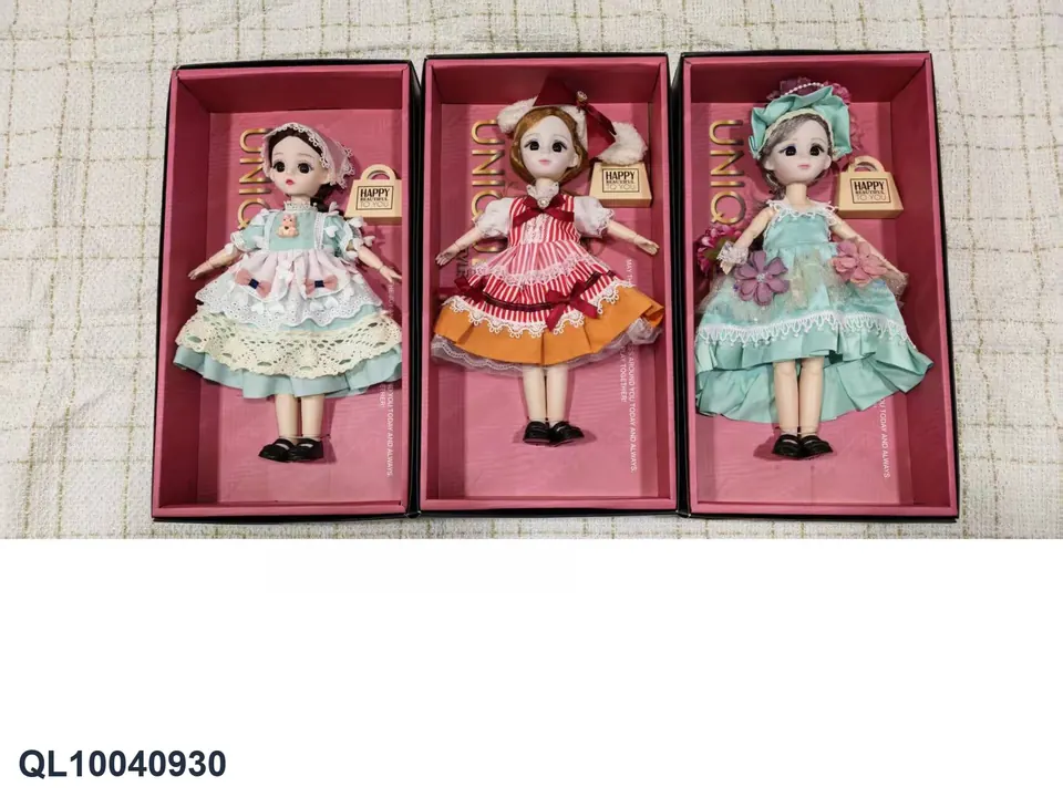 12 Inch Dress Luoli (jointed body) Gift Box wholesale from Qili Toys