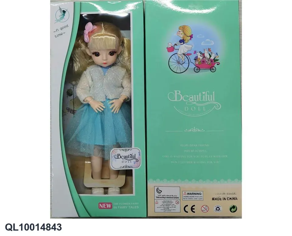 12 Inch Window Box Fashion Doll With Movable Eyes And Multiple Joints Window Box wholesale from Qili Toys