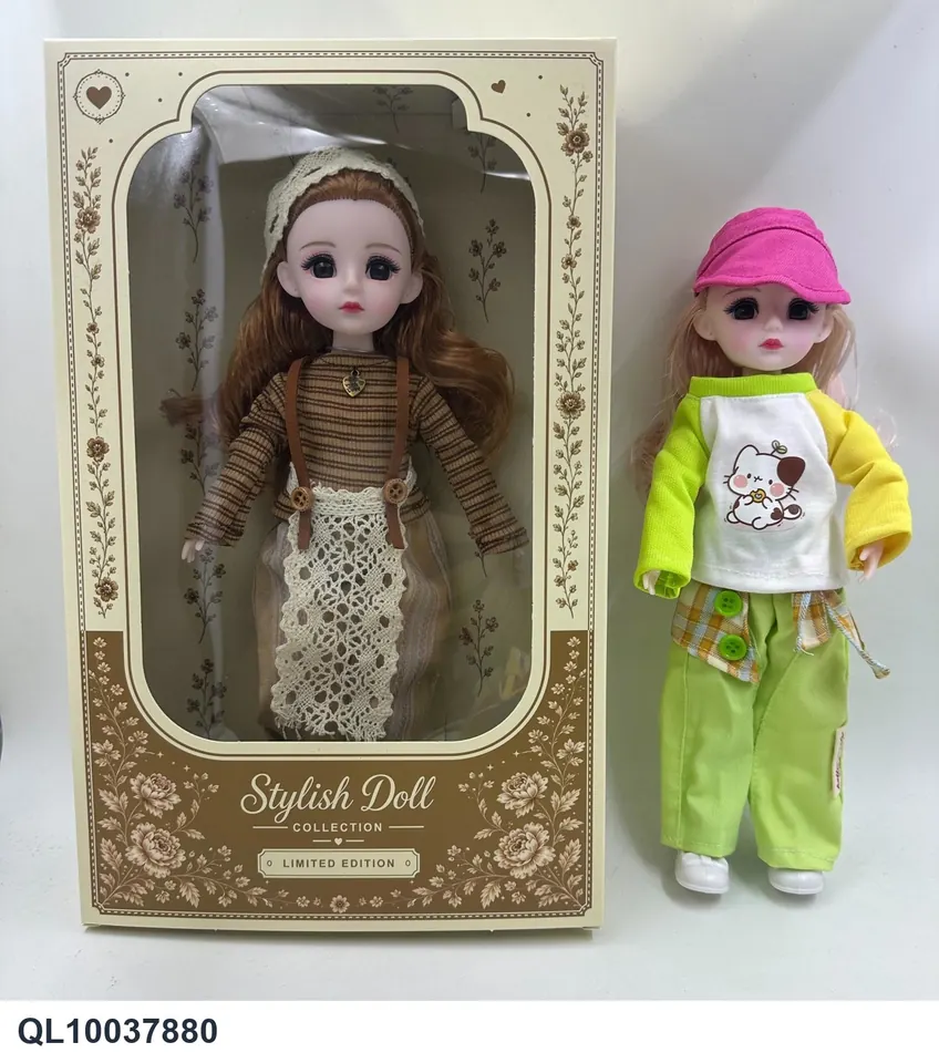 12 Inches 30Cm Multi-Jointed Real Eye Loli Doll 2 Styles Mixed Window Box wholesale from Qili Toys