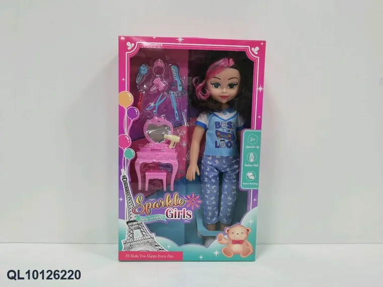 18-Inch Chubby Baby Doll With Music IC Window Box wholesale from Qili Toys