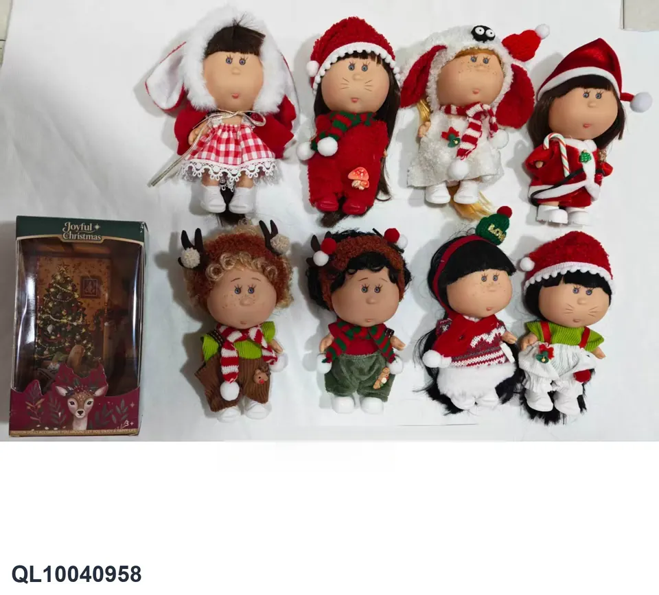 8-Inch Full Vinyl Potato Doll Window Box wholesale from Qili Toys