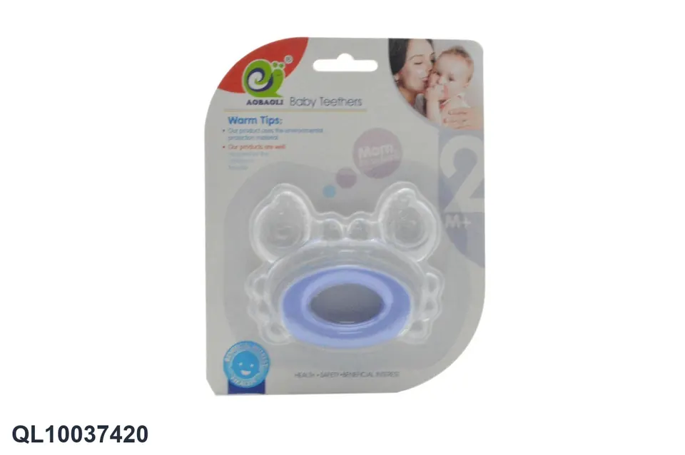 Baby Crab Teether Maternal And Infant Toys Baby Educational Early Education Toys Soothing Toys Blister Board wholesale from Qili Toys
