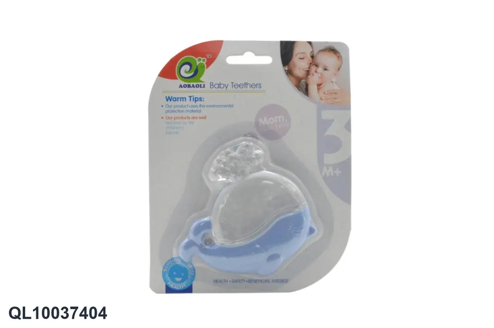 Baby Whale Teether Maternal And Infant Toys Baby Educational Early Education Toys Soothing Toys Blister Board wholesale from Qili Toys