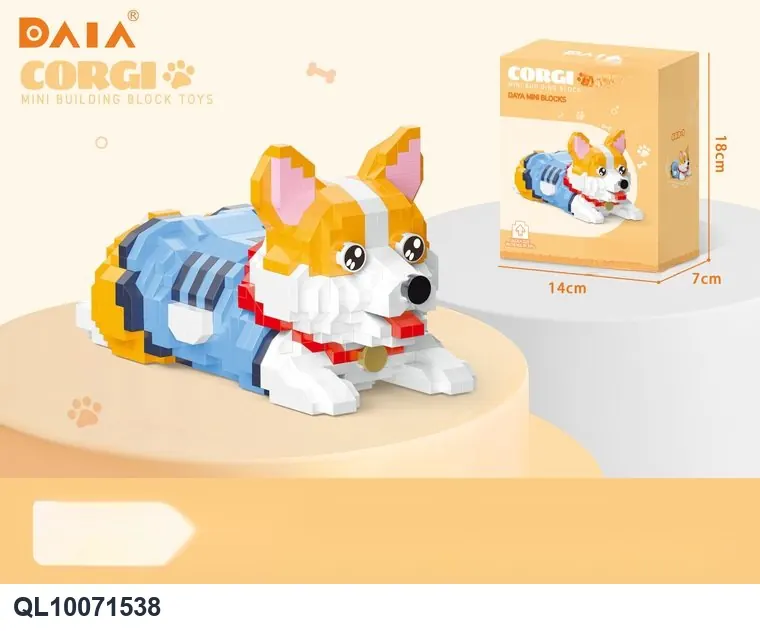 Corgi Dog Color Box wholesale from Qili Toys
