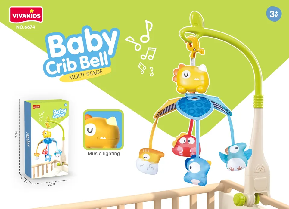 Dinosaur Pendant/Car Music Box Bedside Bell Color Box wholesale from Qili Toys