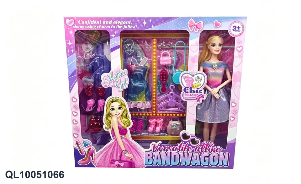 Eleven Joints Fashion Doll + Accessories Window Box wholesale from Qili Toys