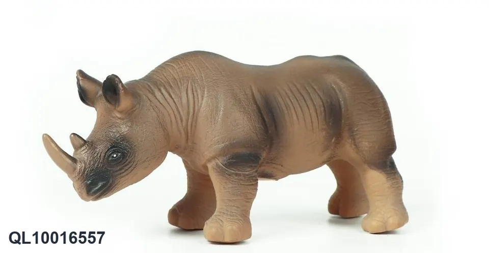 Medium Simulated Eco-Friendly Vinyl-Filled Cotton Rhinoceros (without ic) (elevator + bag) Elevator + Dust Bag wholesale from Qili Toys