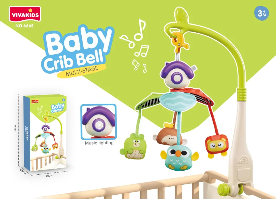 Nature Pendant/Car Music Box Bedside Bell Color Box wholesale from Qili Toys