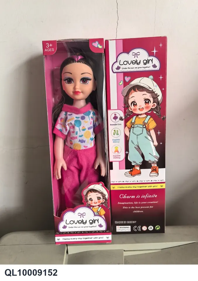 New 13 Inch Big Head Girl Window Box With IC Window Box wholesale from Qili Toys