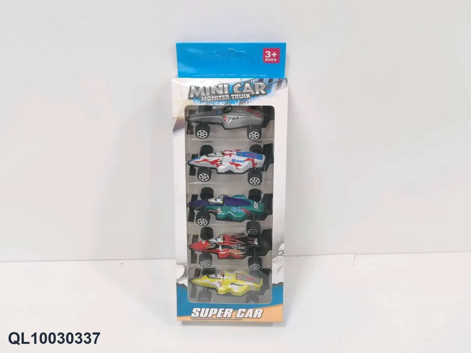 New Equation-Style F1/F2 Series, 9.5Cm, 5-Piece Mixed Metal Die-Cast Car Set For Off-Road Racing And Graffiti Cars. Available In Various Styles, Suitable As Promotional Gifts For Retail Stores. Durable And Impact-Resistant, Sold In Blind Boxes Or Gift Boxes. Window Box wholesale from Qili Toys