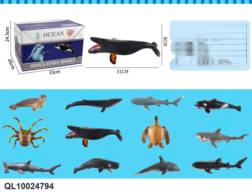 Ocean Model (vinyl) Display Box wholesale from Qili Toys