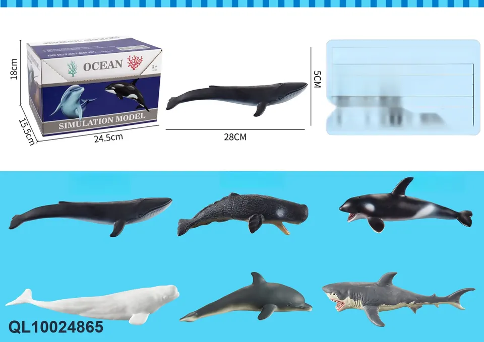 Ocean Model (vinyl) Display Box wholesale from Qili Toys