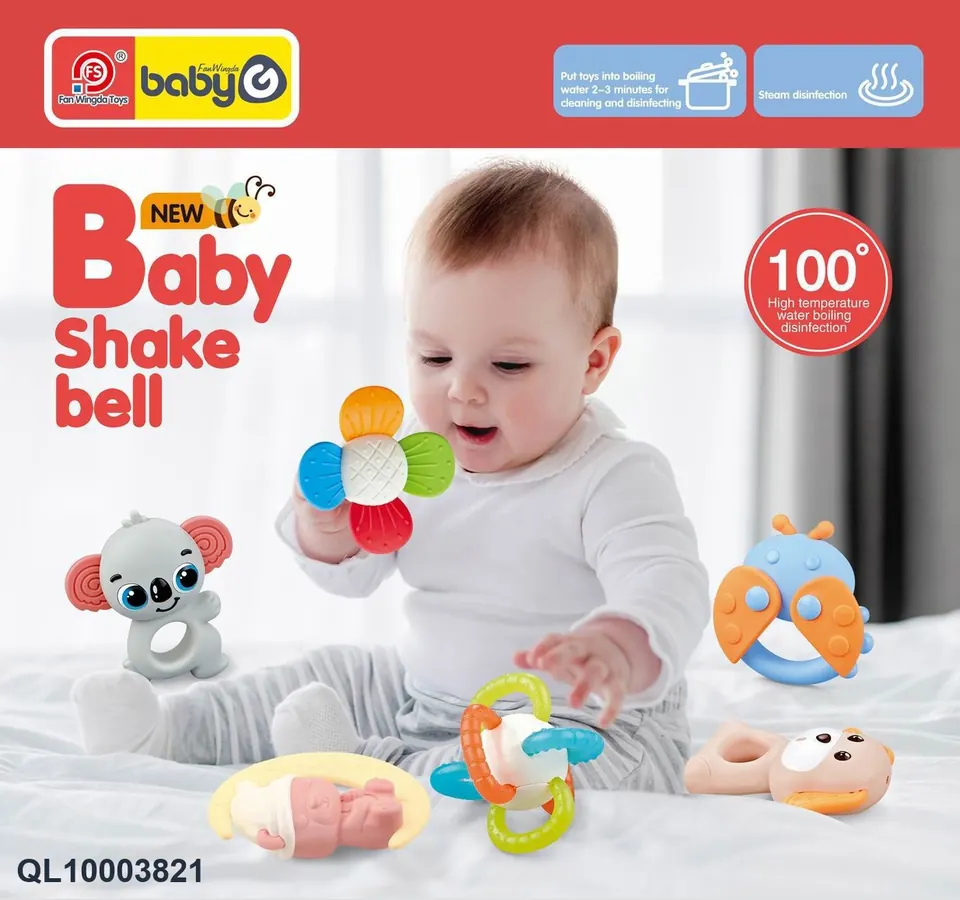 Rattle Soft Rubber Window Box wholesale from Qili Toys
