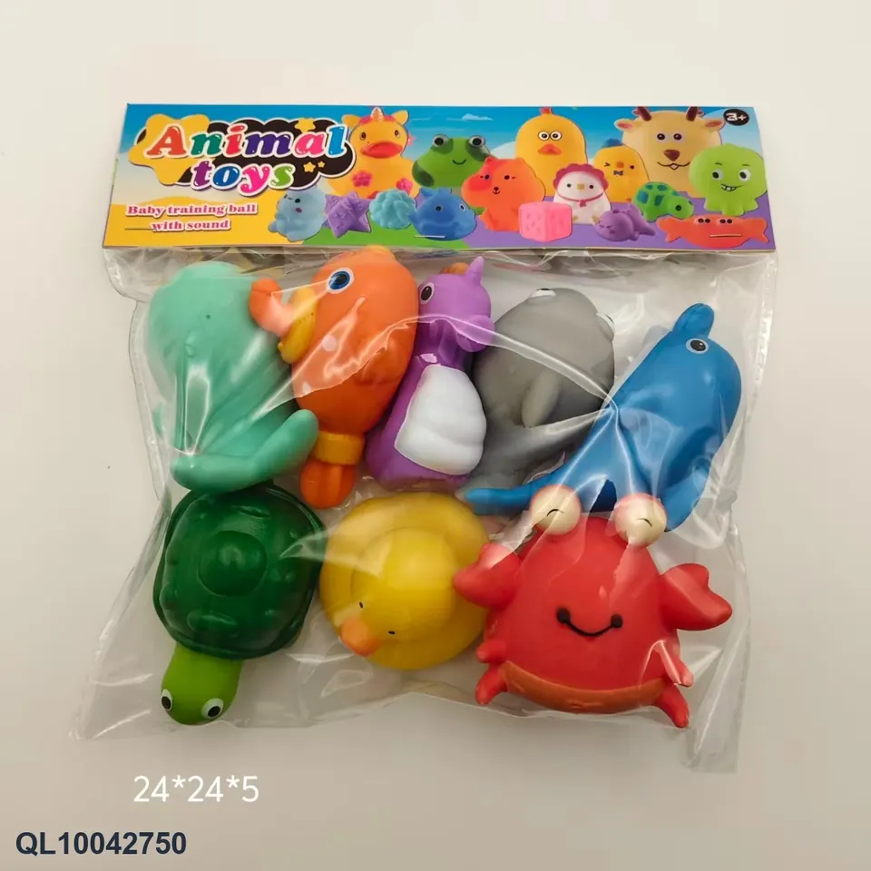 Vinyl 8 Sea Fish Header Bag wholesale from Qili Toys