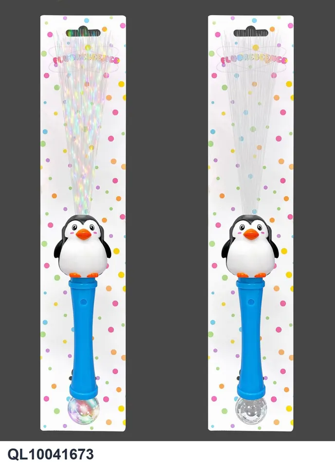 Vinyl Penguin Fiber Optic Rod Single Style Tie Board wholesale from Qili Toys