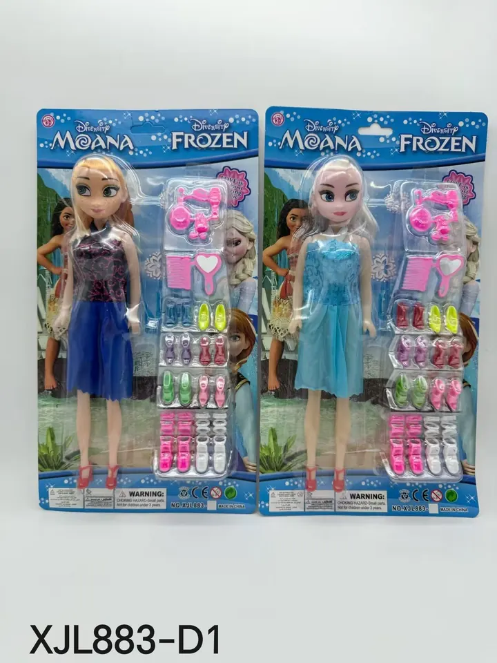 11 Inch Hard Leg Toy Doll Blister Board wholesale from Qili Toys