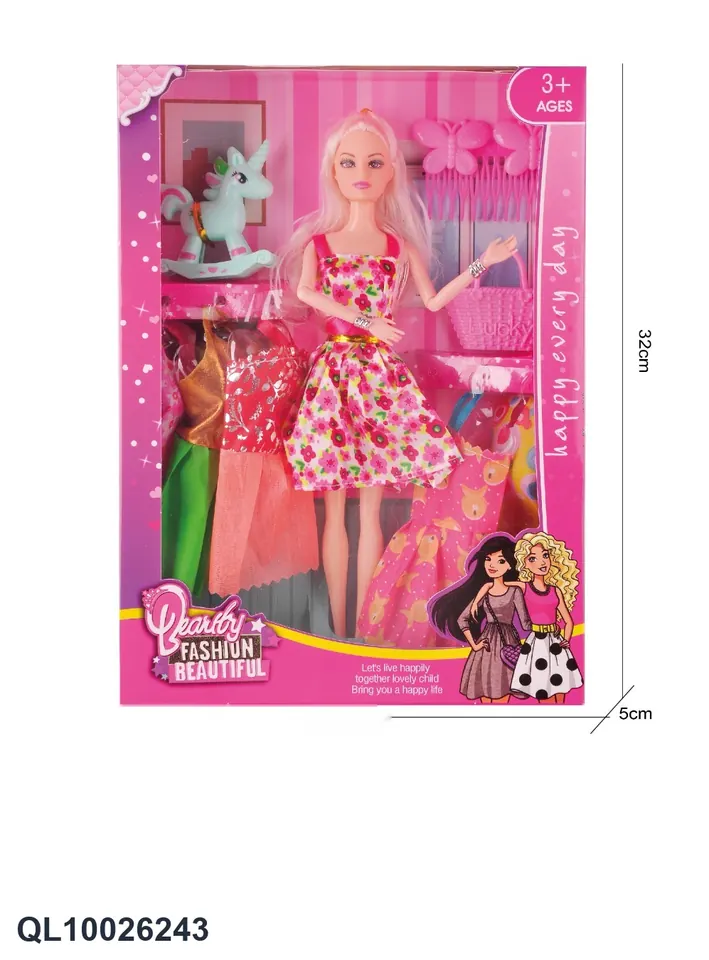 11 Inch Solid Body Jointed Hands And Empty Legs Fashion Doll Window Box wholesale from Qili Toys