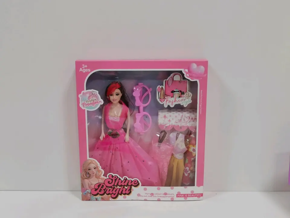 11.5 Inch Solid Beautiful Girl With Glasses And Clothes Window Box wholesale from Qili Toys