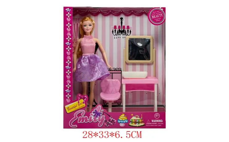 11.5-Inch Solid Barbie Doll Fashion Dressing Series Window Box wholesale from Qili Toys