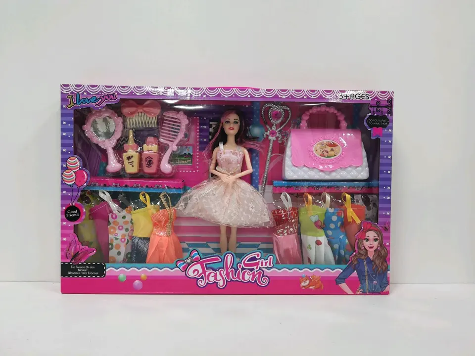 11.5-Inch Solid Plastic Barbie Doll Window Box wholesale from Qili Toys