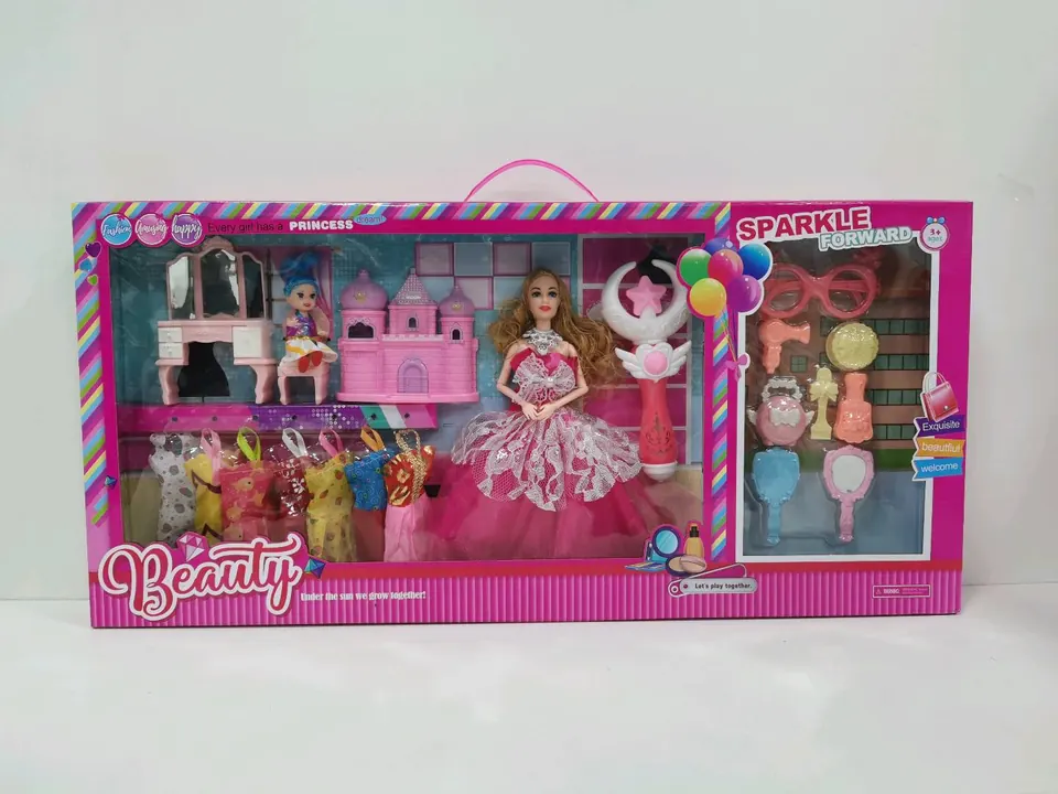 11.5-Inch Solid Plastic Barbie Doll Window Box wholesale from Qili Toys