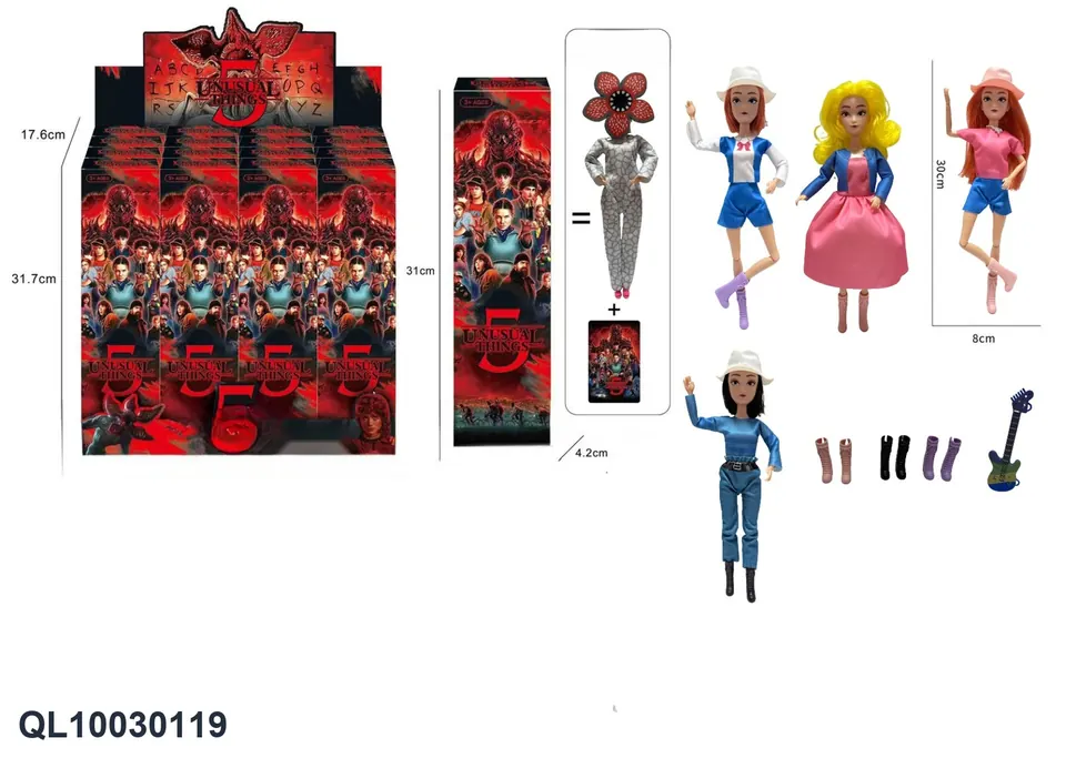 11.5-Inch, 11-Joint "Retro Sci-Fi Character" Figure Official 5 Blind Box With Accessories And Card (mixed set of 5 figures) 16 Pieces Per Figure At A Display Box wholesale from Qili Toys