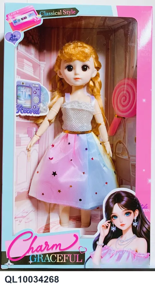 12-Inch Solid Jointed Fairy Doll Fashion Doll Window Box wholesale from Qili Toys